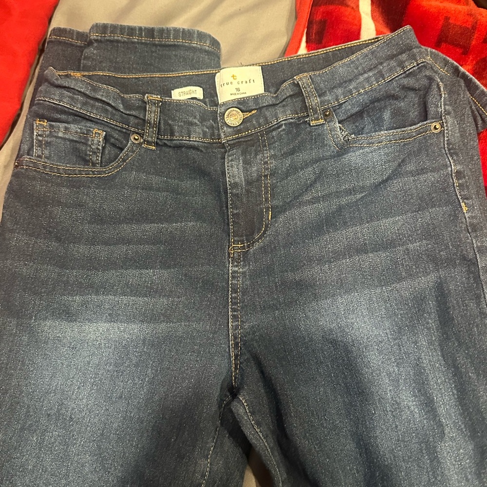 Boys true craft jeans size 16-straight cut